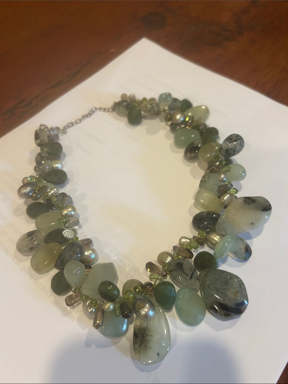 Semi Precious stone necklace